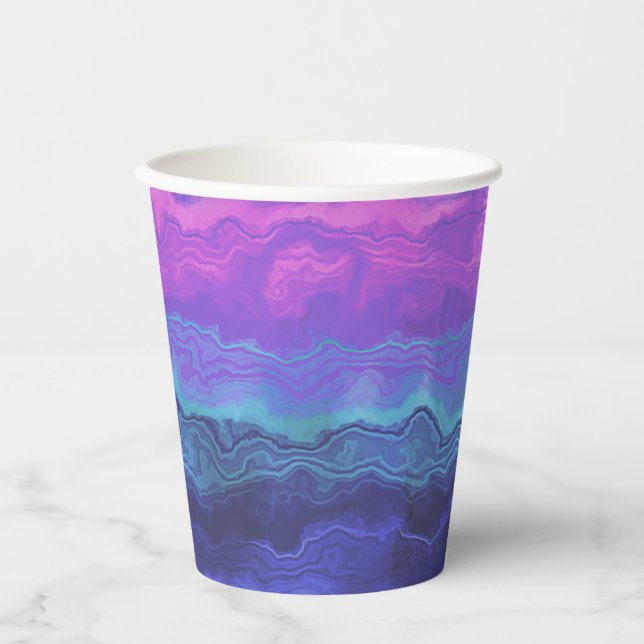 jeweltone agate ombre :  paper cups (Front)