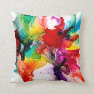 Jeweltone Prism - Watercolor Cushion