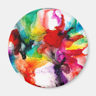 Jeweltone Prism - Watercolor Magnet