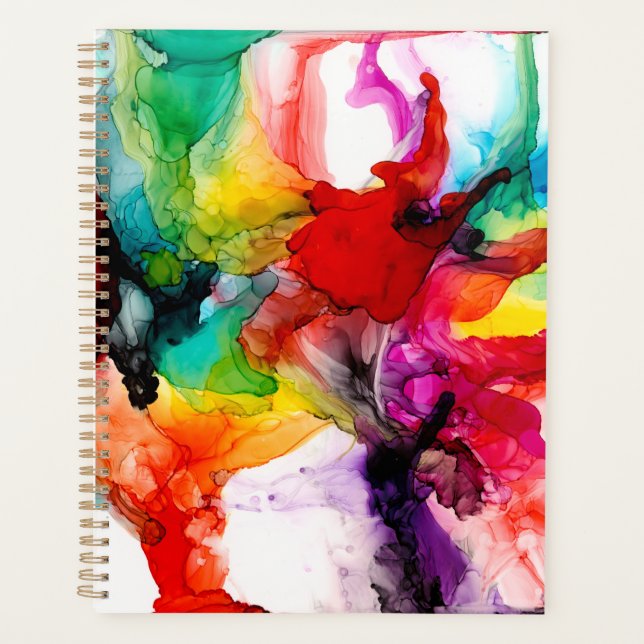 Jeweltone Prism - Watercolor Planner (Front)