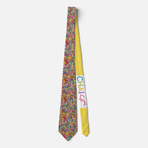 Jewish Alphabet Neck Tie