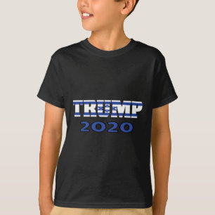 Jewish American Jew For Trump Supporter Israel Fla T-Shirt