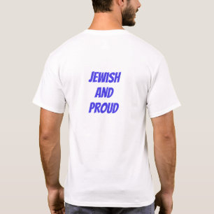 Jewish and Proud Star of David glitter heart T-Shirt
