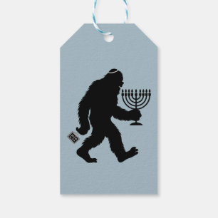 Jewish Bigfoot Hanukkah Chanukah Humour Hilarious  Gift Tags