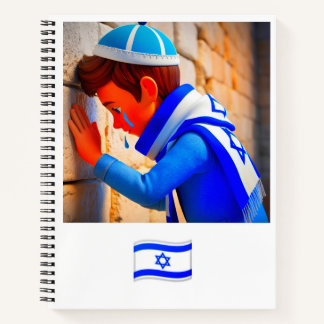 JEWISH BOY WEEPING AND PRAYING NOTEBOOK