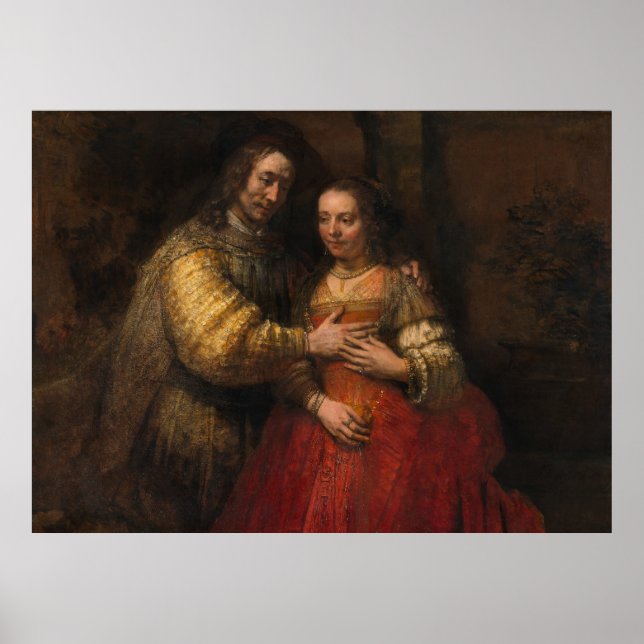 Jewish Bride Rembrandt van Rijn Poster (Front)