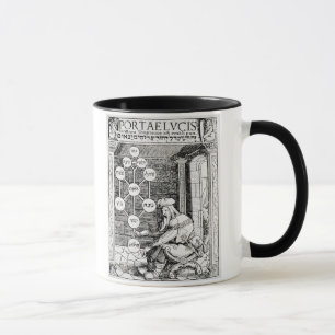 Jewish cabbalist holding a sephiroth, copy of an i mug