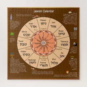 Jewish Calendar   Jigsaw Puzzle