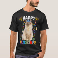 Jewish Cat kippah Happy Passover Matzah Passover H