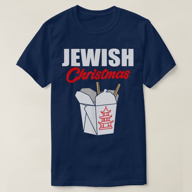 Jewish Christmas Hanukkah Chanukah T-Shirt (Design Front)
