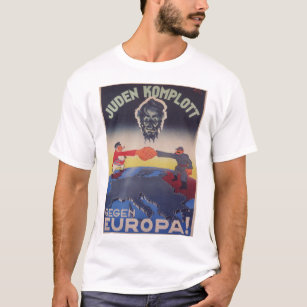 Jewish conspiracy Propaganda Poster T-Shirt