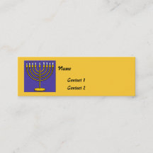 Jewish Contact Cards