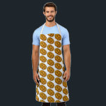 Jewish Cuisine Braided Challah Bread Loaf Foodie Apron<br><div class="desc">All-over-print apron features an original marker illustration of a loaf of braided challah bread.

This design is also available on other products. Don't see what you're looking for? Contact Rebecca to have something designed just for you.</div>