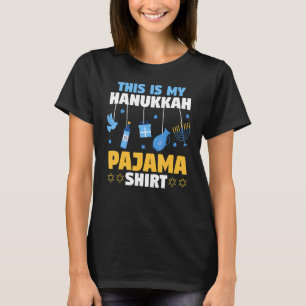 Jewish Festival Of Lights This Is My Hanukkah Paja T-Shirt