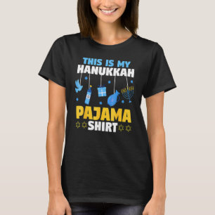 Jewish Festival Of Lights This Is My Hanukkah Paja T-Shirt