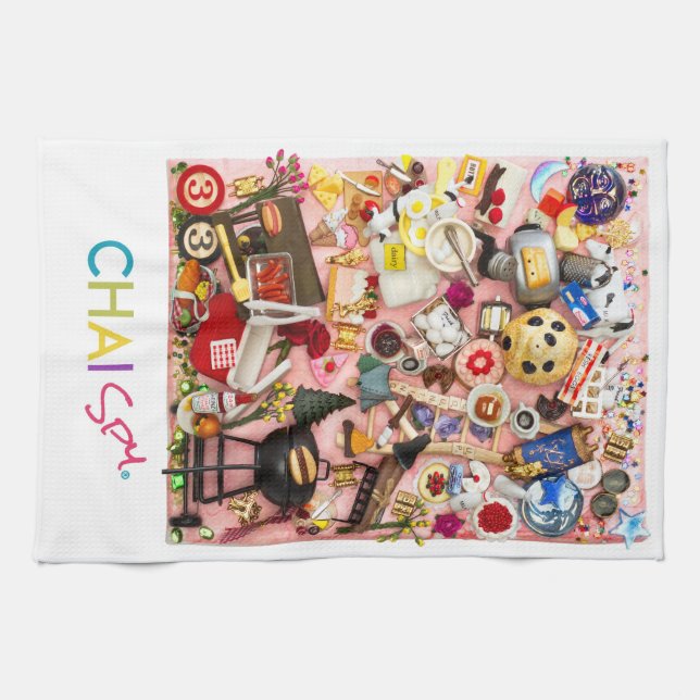 Jewish Food Kitchen Towel (Horizontal)