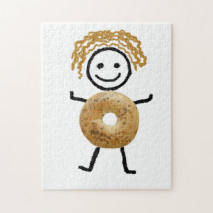 Jewish Gift- Bagel Kid Puzzle