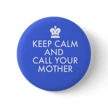 Jewish Gift Button-Keep Calm