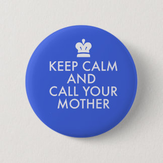 Jewish Gift Button-Keep Calm 6 Cm Round Badge