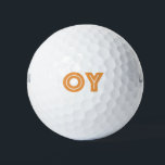 Jewish Gift-Sports-Golf Balls-Oy Vey Golf Balls<br><div class="desc">Golf Balls,  Oy and Vey,  to help you get your inner kvetch out while practicing. Fun Jewish Humour gift.</div>