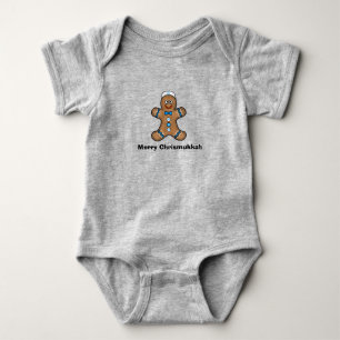 Jewish Gingerbread Man Baby Fitted T-Shirt Bodysuit