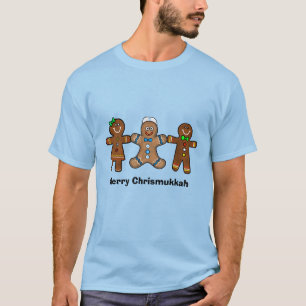 Jewish Gingerbread Man Chrismukkah T-Shirt