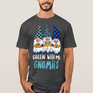 Jewish Gnome Hanukkah Menorah Chillin' With My Gno T-Shirt