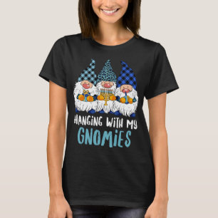 Jewish Gnome Happy Chanukah Hanukkah Hanging With T-Shirt