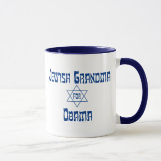 Jewish Grandma For Obama Mugs
