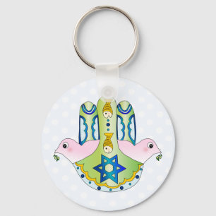 Jewish Hamsa Key Ring