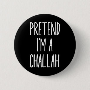 Jewish Hanukkah Challah Easy Halloween Costume 6 Cm Round Badge