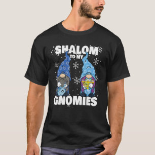 Jewish Hanukkah Menorah Dreidel Gnome Shalom To My T-Shirt