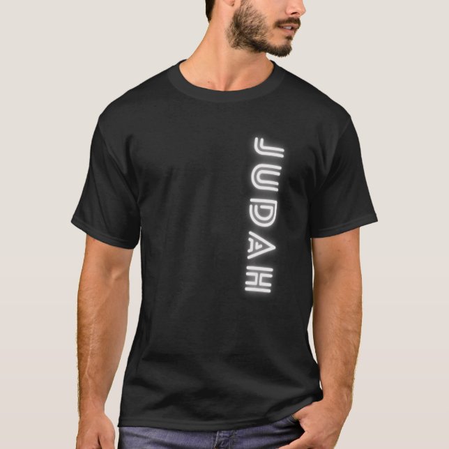 Jewish Hebrew Israelite Menorah Yiddish Judah Trib T-Shirt (Front)