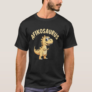 Jewish Hebrew Passover Dinosaur Afiko Saurus Afiko T-Shirt