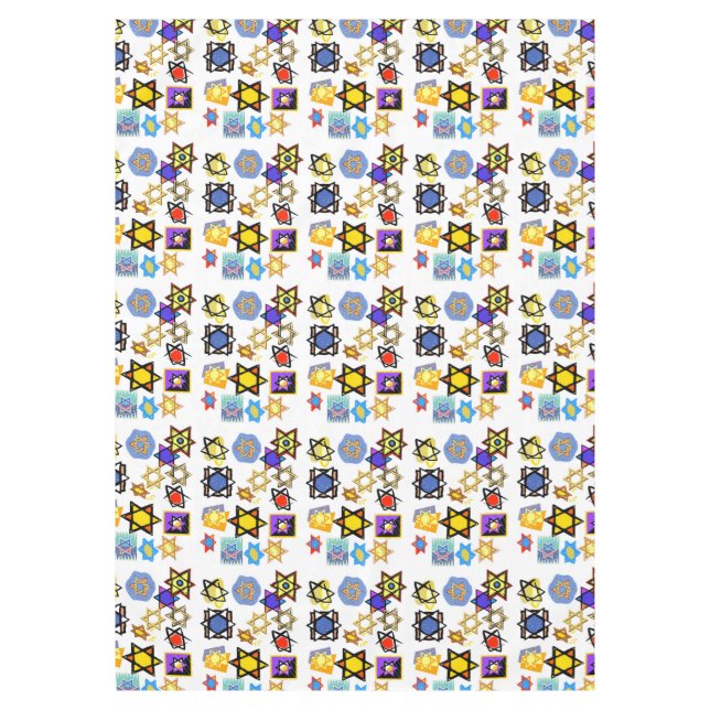Jewish Holidays - Designer Tablecloths - Gifts (Front)