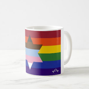 Jewish Inclusive Flag - Coffee Mug 