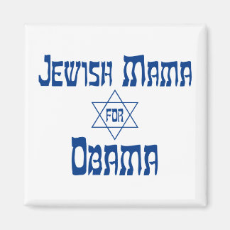 Jewish Mama For Obama Star Magnets