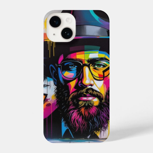 Jewish Man Pop Art Graffiti Phone Cover (Back)