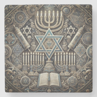 Jewish marble coaster