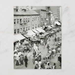 Jewish Market, 1890s Postcard