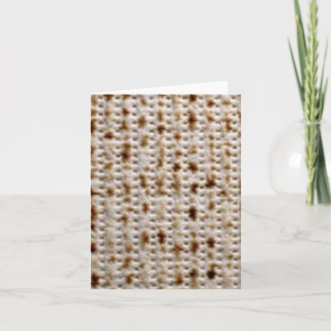 Jewish Matzo Card (Front)