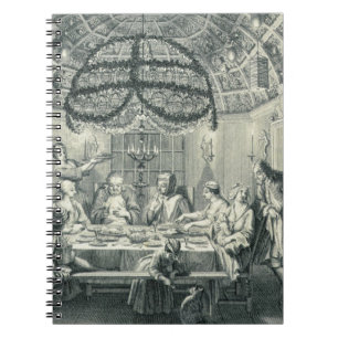 Jewish Meal During the Feast of the Tabernacles, i Notebook