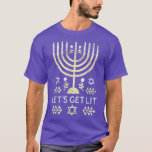 Jewish Menorah Funny Hanukkah T-Shirt<br><div class="desc">Jewish Menorah Funny Hanukkah T-Shirt.</div>