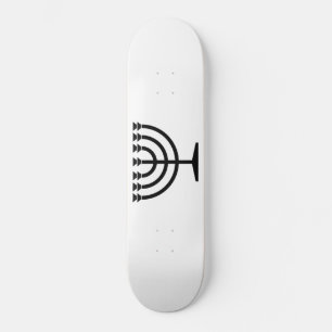 Jewish Menorah (Symbol of Judaism) Skateboard