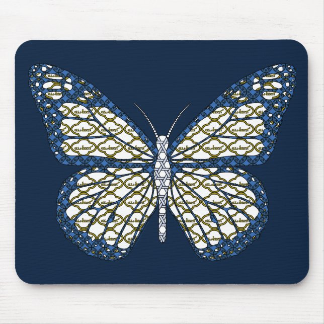 Jewish Monarch Mousepad (Front)