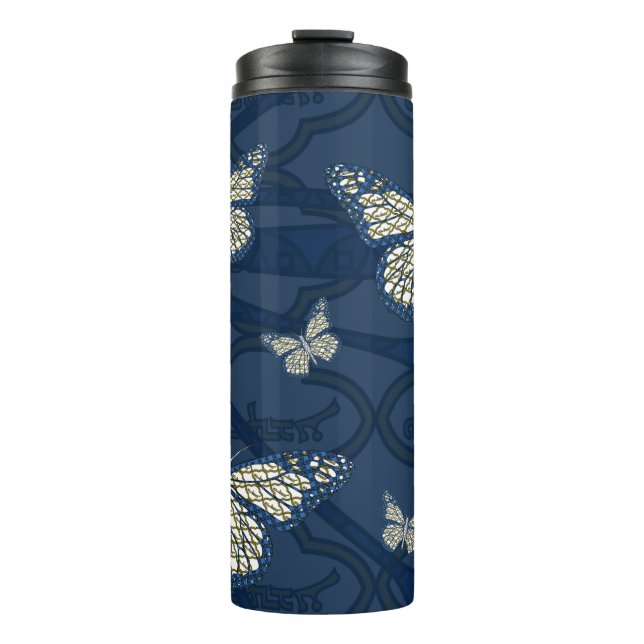 Jewish Monarch Thermal Tumbler (Front)