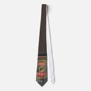 Jewish Neck Tie-Hot Bagels Tie