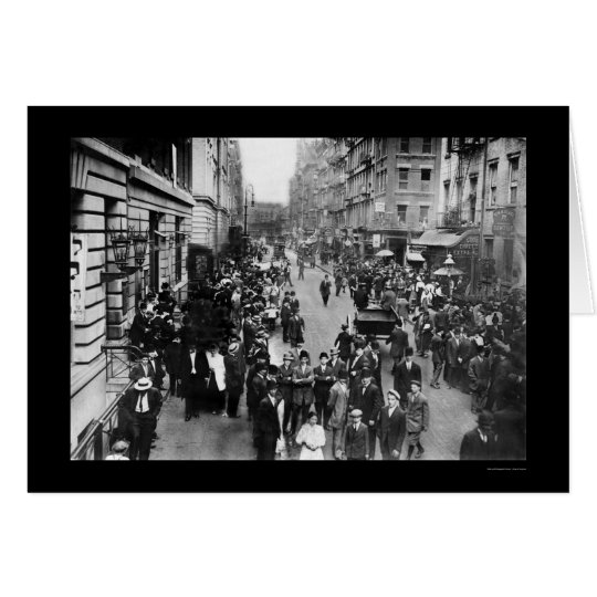 Jewish New Year Fun on the East Side of NYC 1910 Card