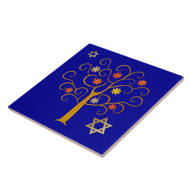 Jewish New Year | Rosh Hashanah Gift  Tile (Side)