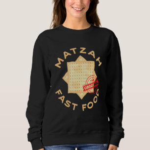 Jewish Or Hebrew Who Likes Seder Meal Or Matzah Or Sweatshirt